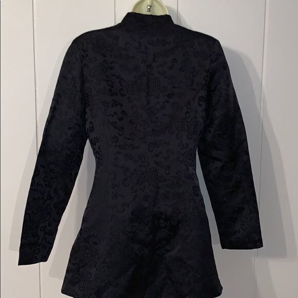 Silver Dragon oriental black & pink jacket - Picture 6 of 8